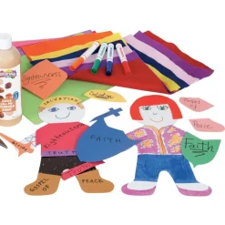 Colorations® Faith Based Character Figures Craft Kit - Makes 12 Crafts
