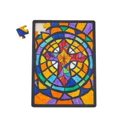 Colorations® Faith Based Mosaic Puzzle Craft Kit - Makes 6 Crafts