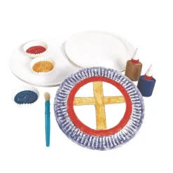 Colorations® Faith Based Symbol Art Plates Craft Kit - Makes 50+ Crafts