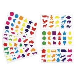 Colorations® Familiar Shapes Stickers - 90 Sheets