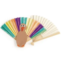 Colorations® Fantastic Blank Paper Fans - Set of 12
