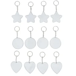 Colorations® Father’s Day #1 Dad Keychain Craft Kit - Makes 12 Crafts