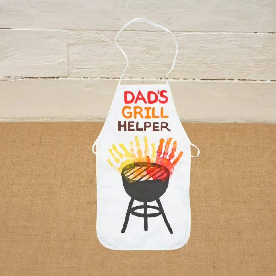Colorations® Father’s Day Grill Helper Apron Craft Kit - Makes 12 Crafts
