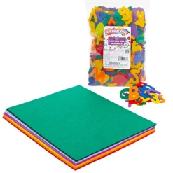 Colorations® Felt Letters, Numbers and Sheets Set