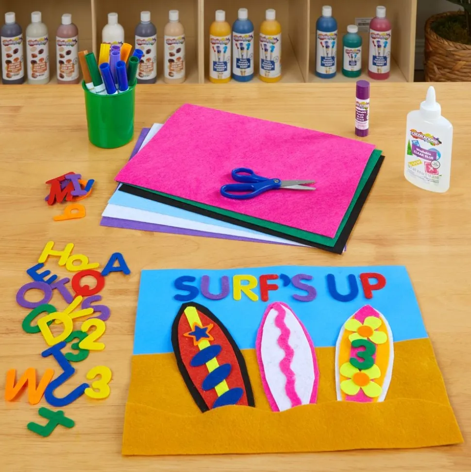 Colorations® Felt Letters, Numbers and Sheets Set