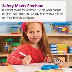Colorations® Fine-Tip Dry Erase Marker - Set of 8