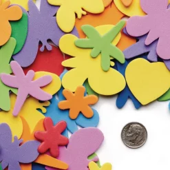 Colorations® Flowers, Hearts & Bug Foam Shapes - 500 Pieces