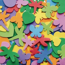 Colorations® Flowers, Hearts & Bug Foam Shapes - 500 Pieces