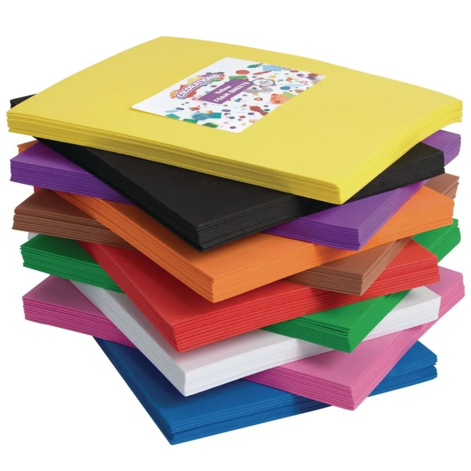 Colorations® Foam Sheets, 9" x 12" - Set of All 10