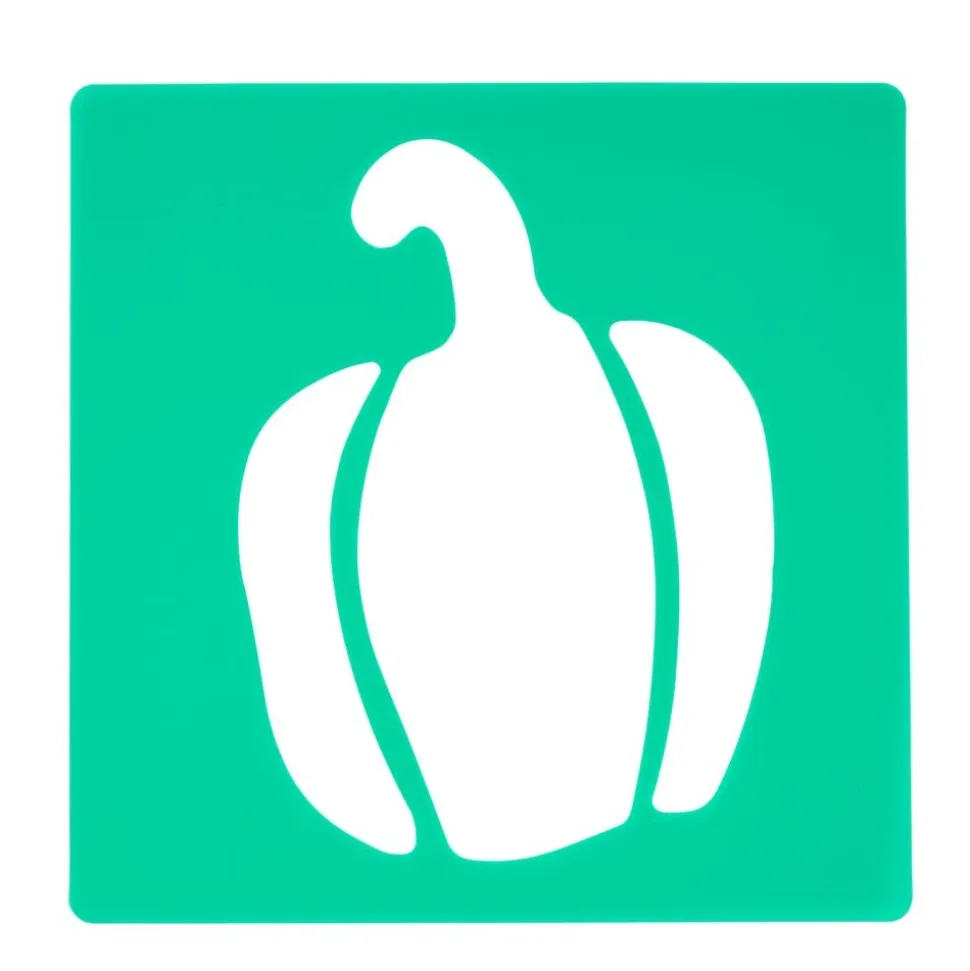 Colorations® Fruit & Vegetable Stencils Set of 12