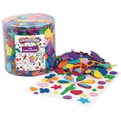 Colorations® Fun Foam Shapes, 1/2lb.