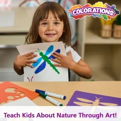Colorations® Garden Stencils - Set of 12 Designs
