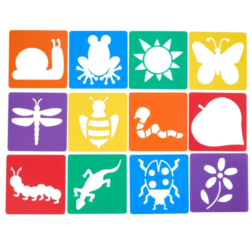 Colorations® Garden Stencils - Set of 12 Designs