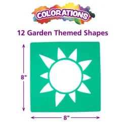 Colorations® Garden Stencils - Set of 12 Designs