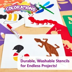 Colorations® Garden Stencils - Set of 12 Designs