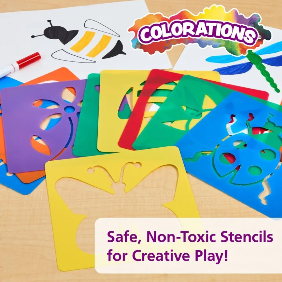 Colorations® Garden Stencils - Set of 12 Designs