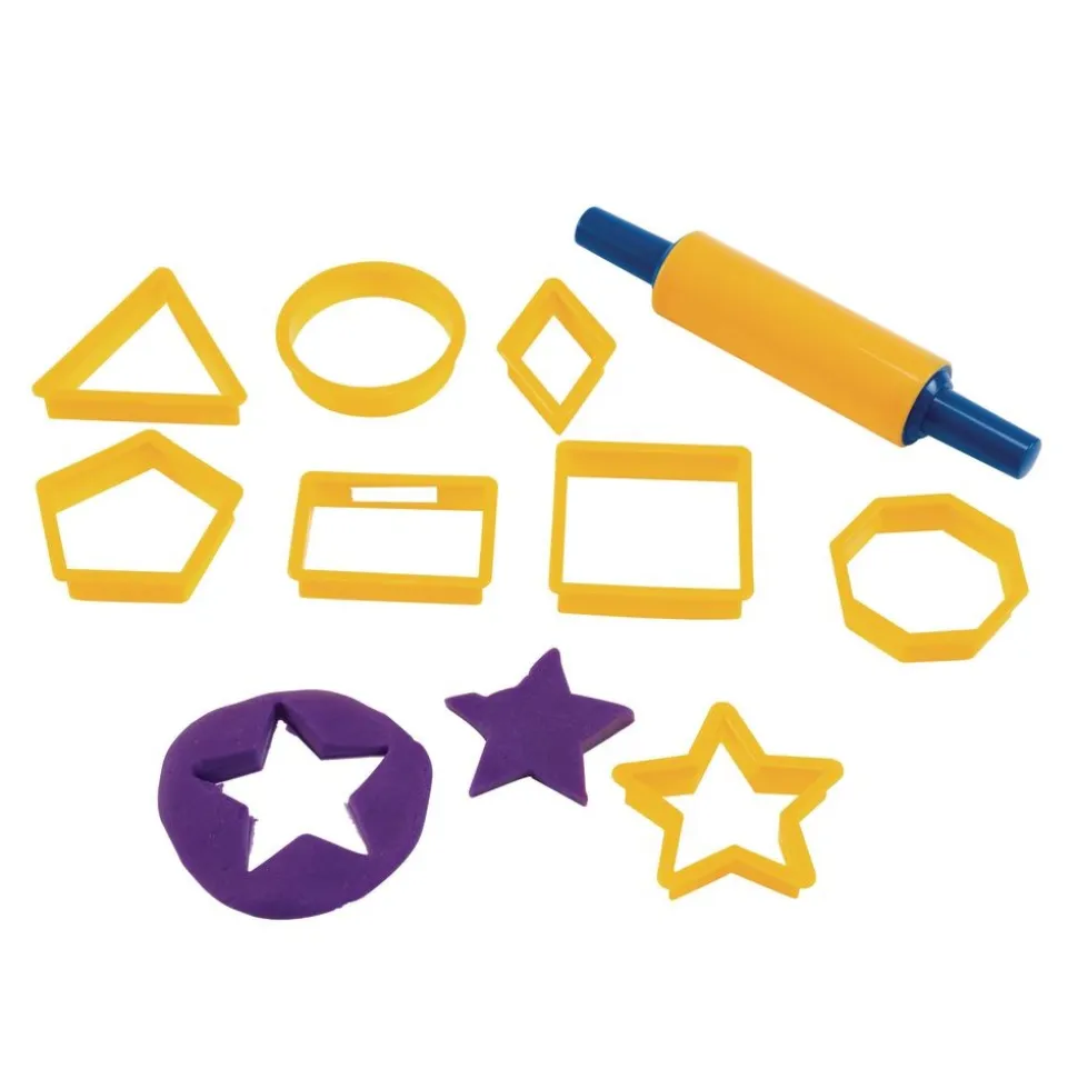 Colorations® Geo Shapes Dough Cutters - Set of 9