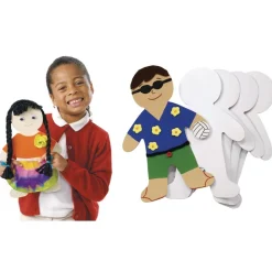 Colorations® Giant Person Shapes - 24 Pieces