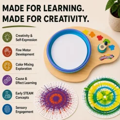 Colorations® Giant Spin Art Center