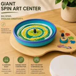 Colorations® Giant Spin Art Center