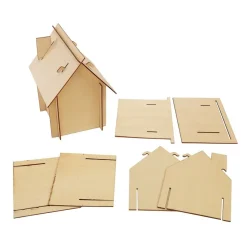 Colorations® Gingerbread House Craft Kit - Makes 6 Crafts