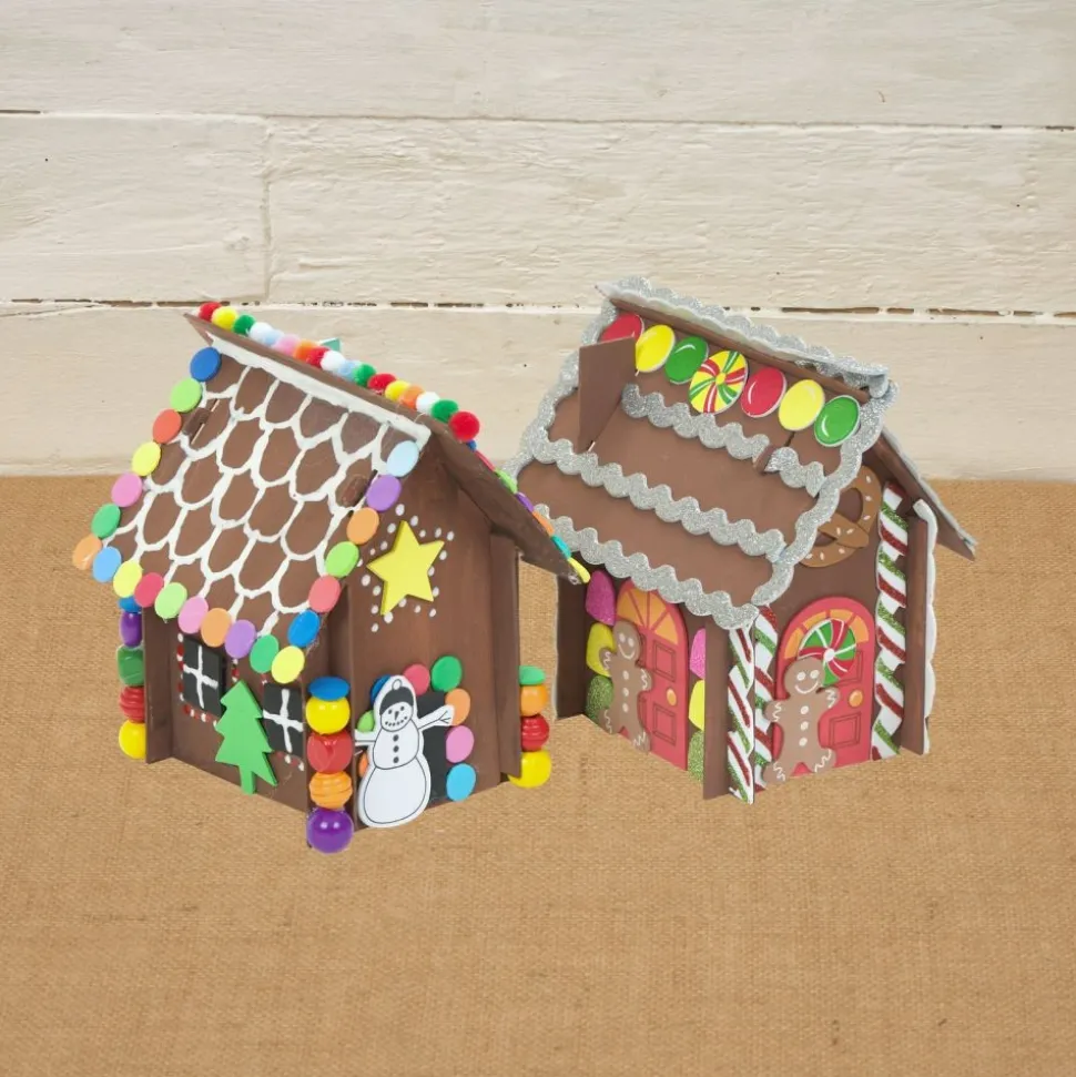 Colorations® Gingerbread House Craft Kit - Makes 6 Crafts