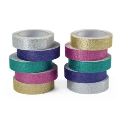 Colorations® Glitter Craft Tape - Set of 10