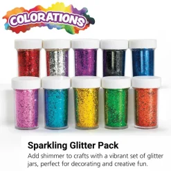 Colorations® Glitter Jars Classroom Pack - Set of 30