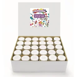 Colorations® Glitter Jars Classroom Pack - Set of 30