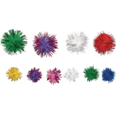 Colorations® Glitter Pom-Poms - 300 Pieces