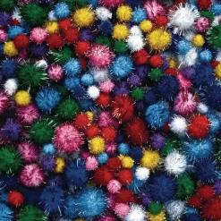 Colorations® Glitter Pom-Poms - 300 Pieces