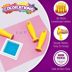 Colorations® Good Grasp Stamping Sticks - Lowercase