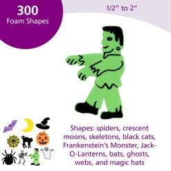 Colorations® Halloween Foam Shapes - 300 Pieces