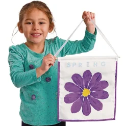 Colorations® Hanging Canvas Banners - Set of 12
