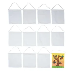 Colorations® Hanging Canvas Banners - Set of 12