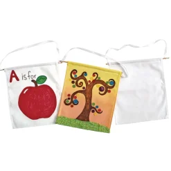 Colorations® Hanging Canvas Banners - Set of 12