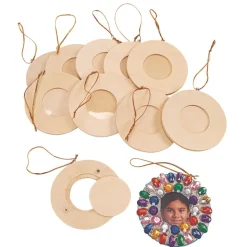Colorations® Holiday Glitter Frame Ornament - Makes 12 Crafts