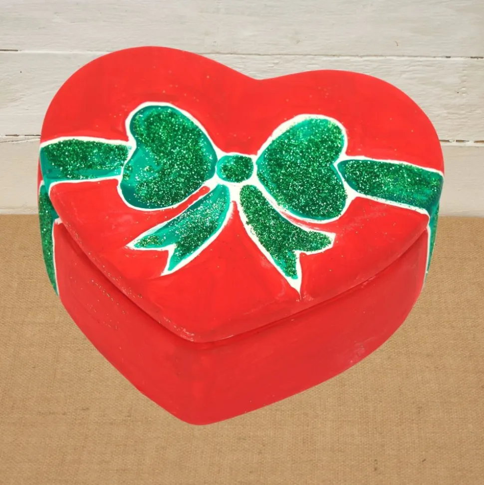 Colorations® Holiday Heart Keepsake Kit with Paint & Glitter