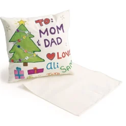Colorations® Holiday Pillow Craft Kit - Makes 12 Crafts