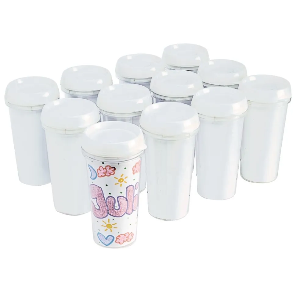 Colorations® Holiday Travel Mug Craft Kit - Makes 12 Crafts