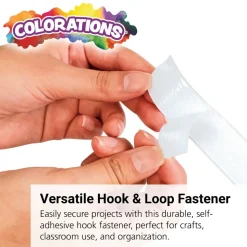 Colorations® Hook Self-Adhesive Fastener - 25 Yards