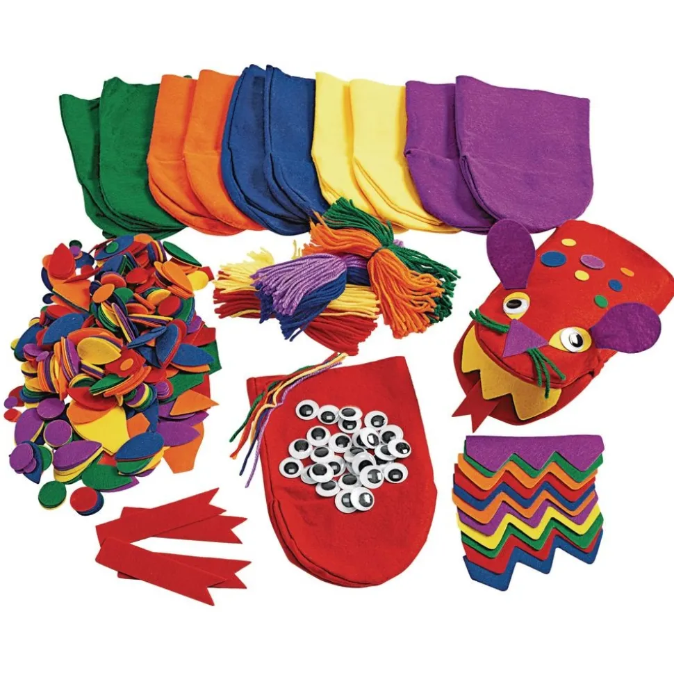 Colorations® Imaginary Hand Puppets - 12 Piece Kit