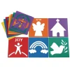 Colorations® Inspirational Stencils - Set of 12