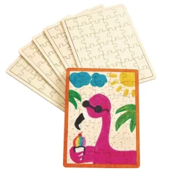 Colorations® Jack-o’-Lantern Puzzles Craft Kit