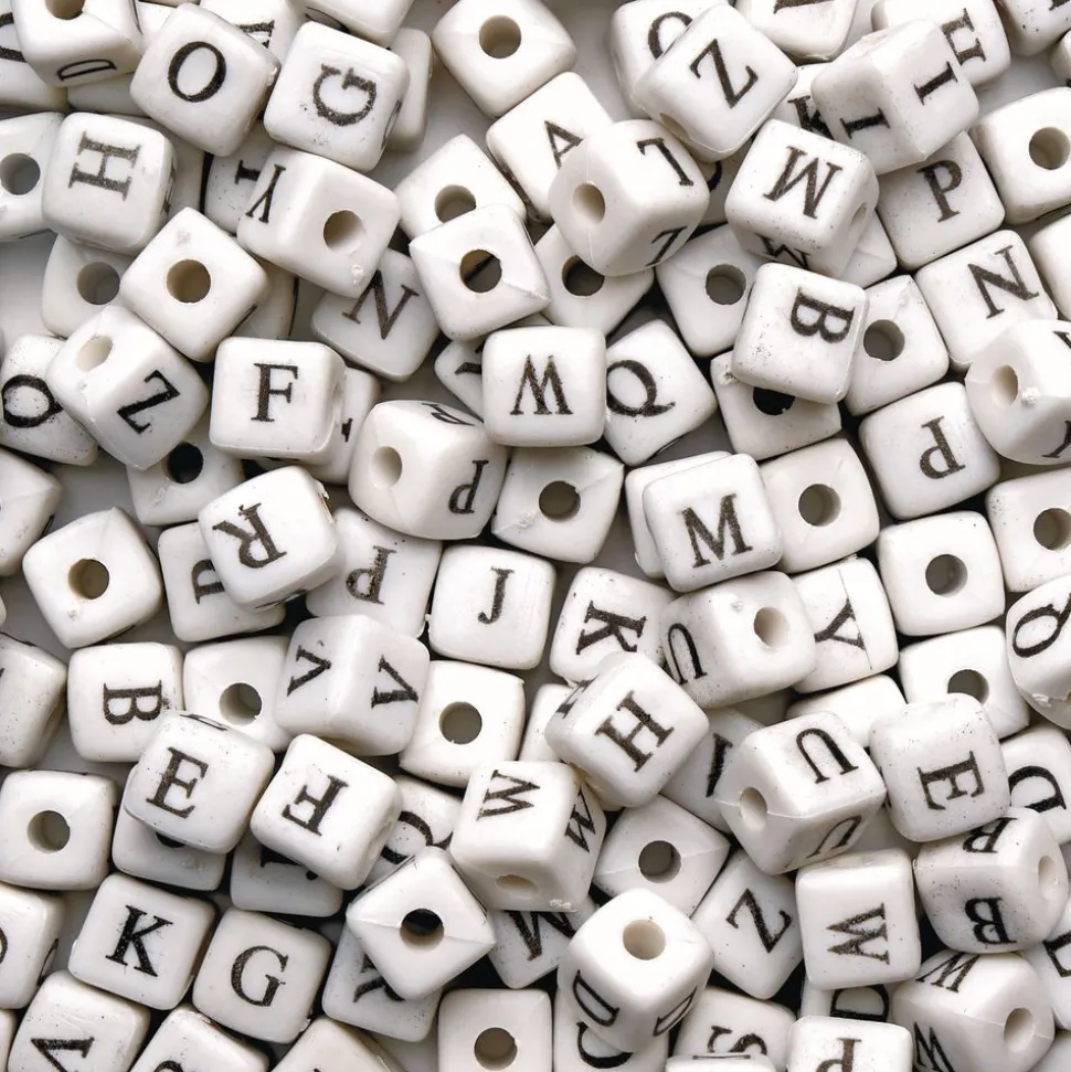 Colorations® Jumbo Alphabet Beads - 260 Pieces