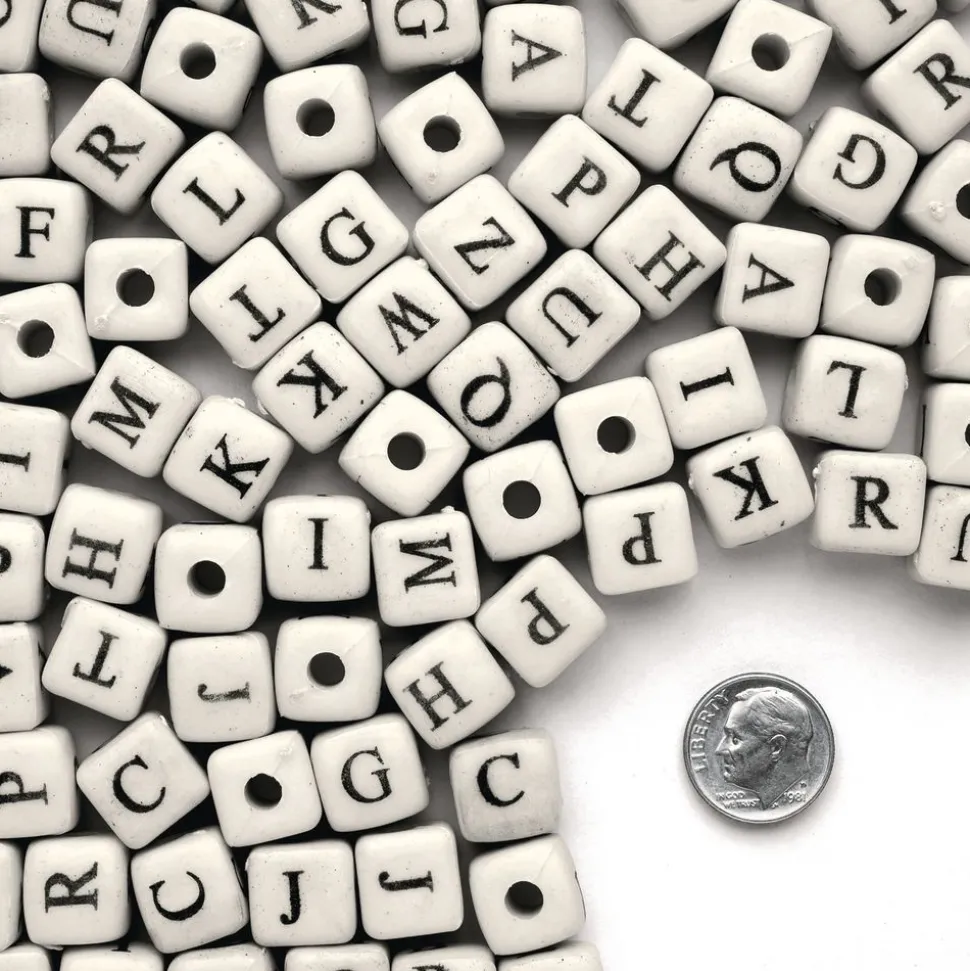 Colorations® Jumbo Alphabet Beads - 260 Pieces