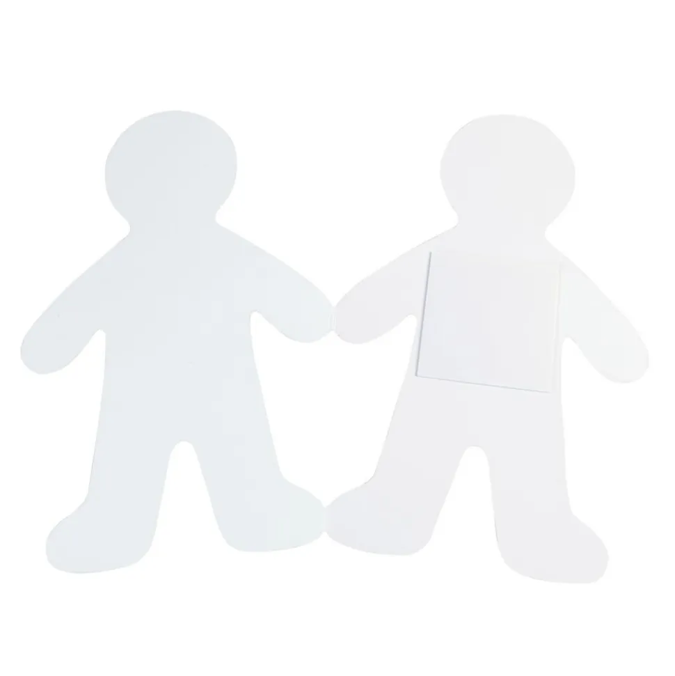 Colorations® Jumbo People Shape with Notepad - Set of 24