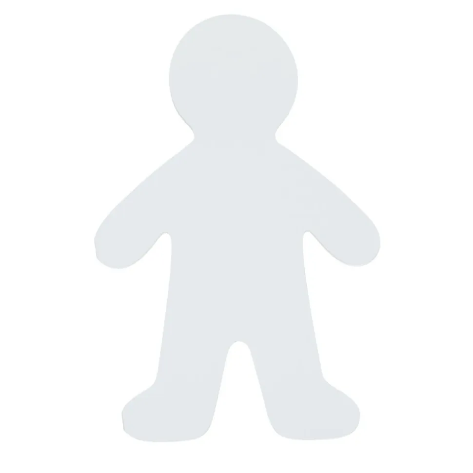 Colorations® Jumbo People Shape with Notepad - Set of 24