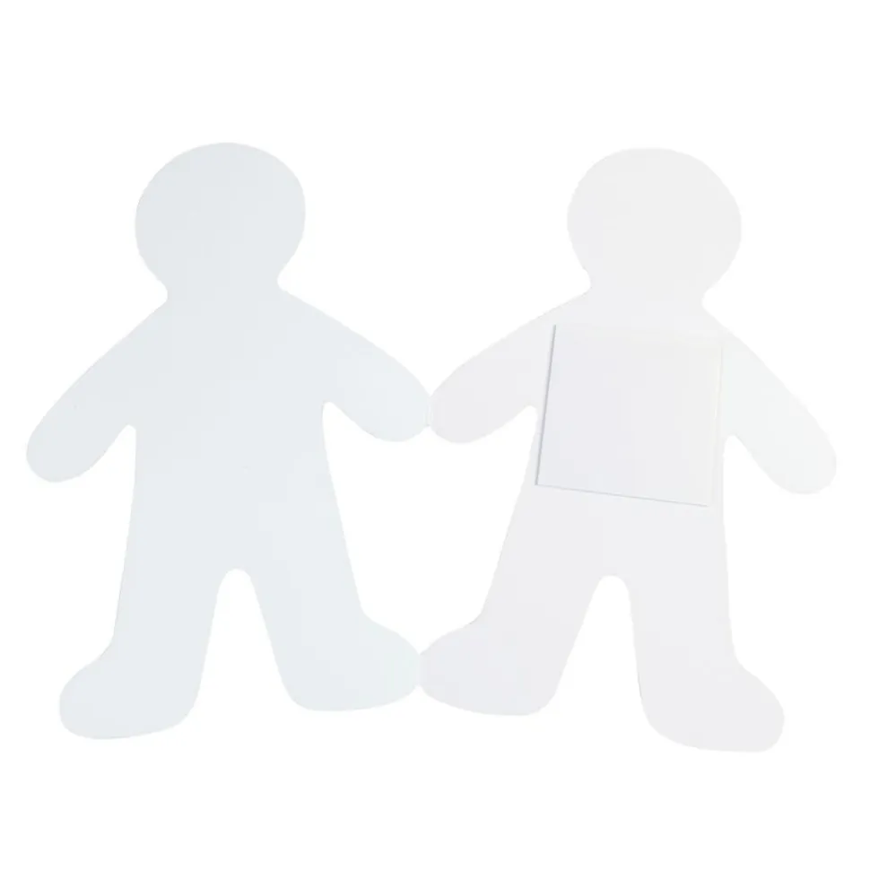 Colorations® Jumbo People Shape with Notepad - Set of 12