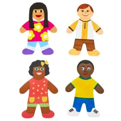 Colorations® Jumbo People Shape with Notepad - Set of 12